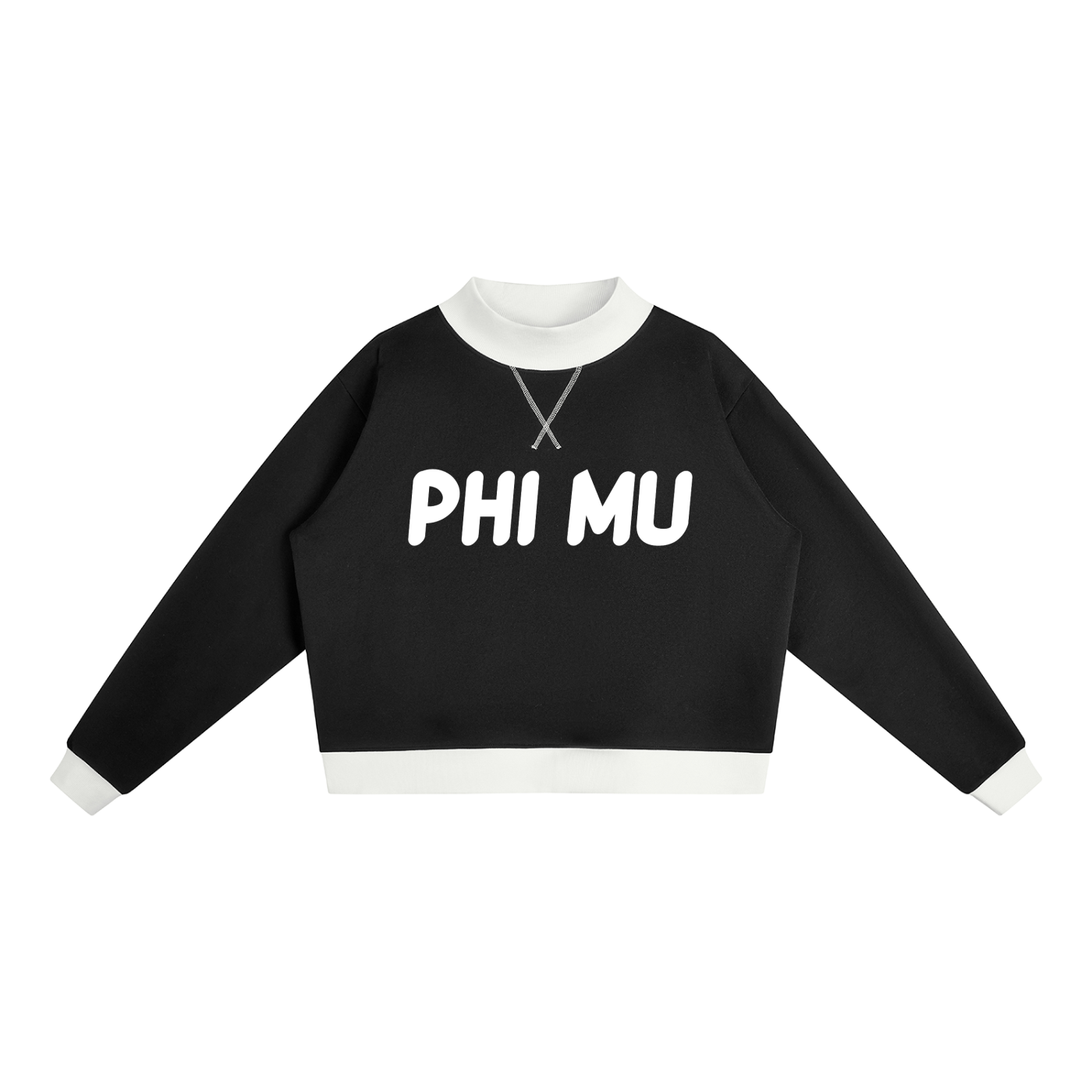 Bubble Text Mockneck