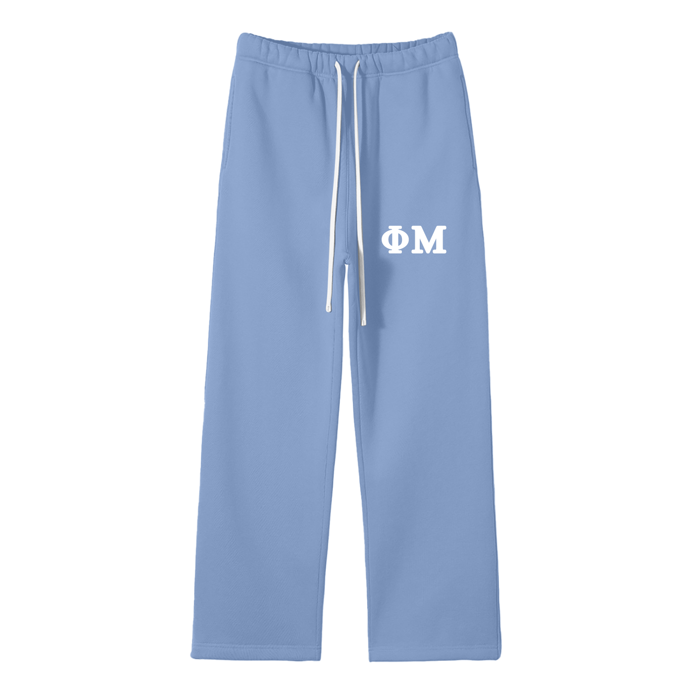 Bubble Greek Letter Straight Leg Sweatpants