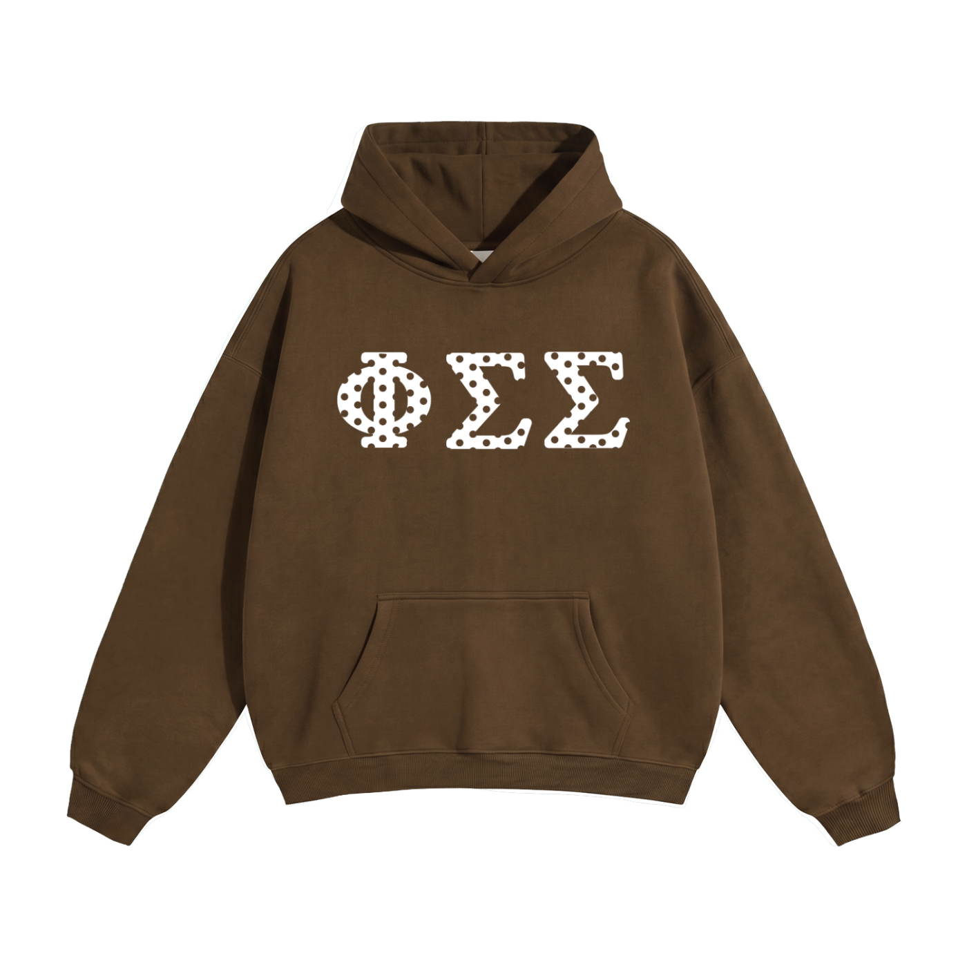 Polka Dot Letter Hoodie