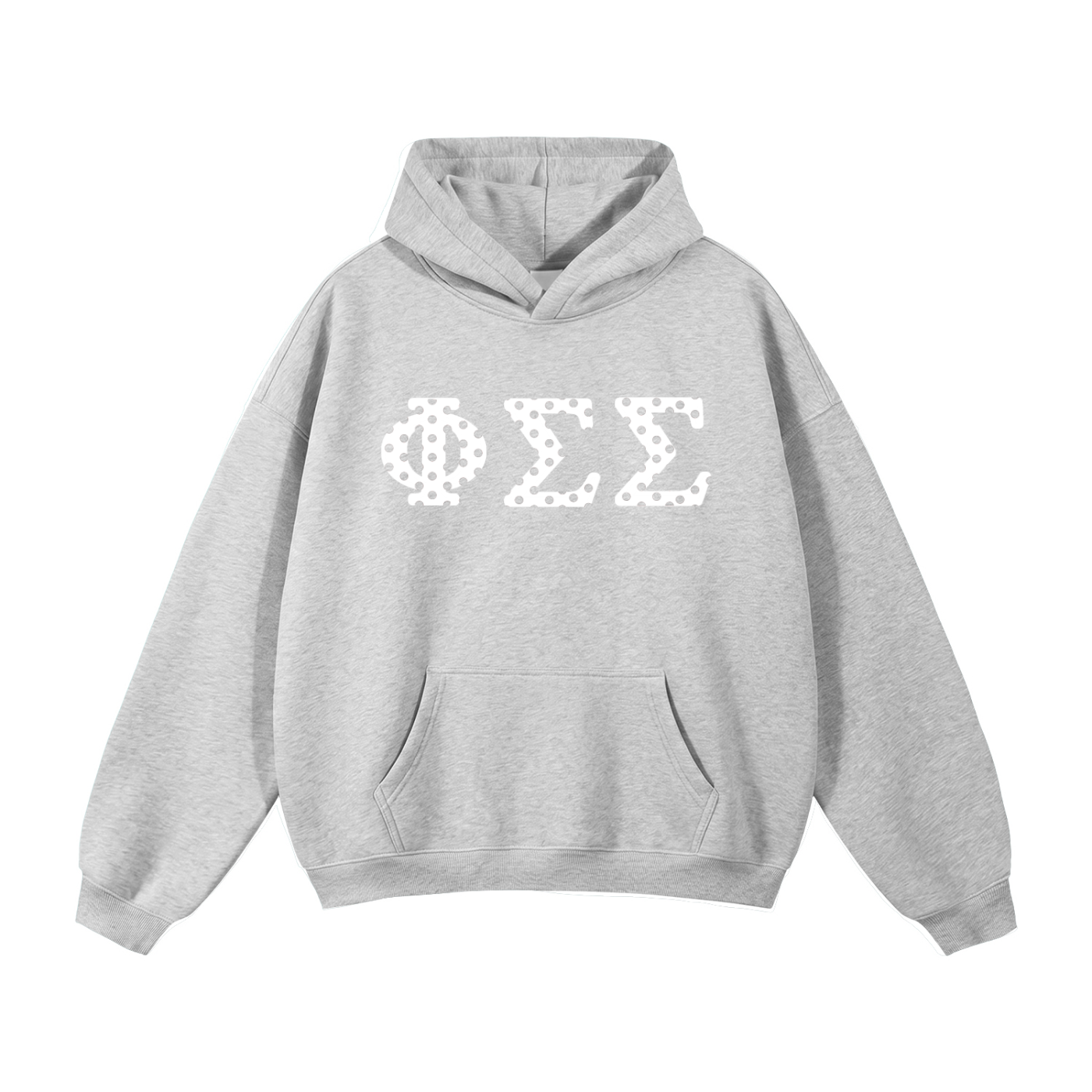 Polka Dot Letter Hoodie
