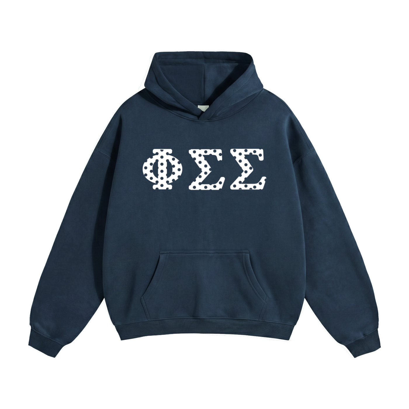 Polka Dot Letter Hoodie