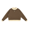 Two Tone Fleece Mockneck